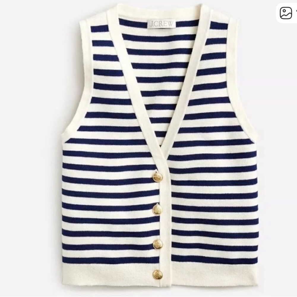 NWT J.Crew Emilie Sweater Vest